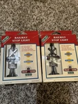 1998 Lemax Christmas Village Collection Railway Stop Light - 2 Pack. Fixed Price $24.99.