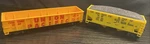 Vintage Union Pacific Ho Toy Trains Empty (5.75") #up 2923 Full (4.5") 32100. Fixed Price $19.95.
