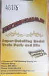 Precision #48176 Valves, Globe, Medium (brass Castings). Fixed Price $7.50.