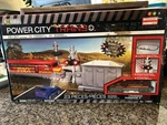 Jakks Pacific Power City Trains Starter Set 2014 Crossing Guard Lights 23 Pc. Fixed Price $53.99.