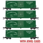 Micro Trains Scale 50' Boxcar With 10' Door Gulf, Mobile & Ohio 98300231. Fixed Price $106.45.
