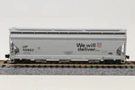 Scale Micro Trains 94120 3-BAY Acf Covered Hopper Union Pacific Up 90802 Gray. Fixed Price $24.89.