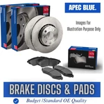 Brake Discs And Pads Set Rear For Scenic 1.4 1.6 1.8 1.9 2.0 99- 03 Blue. Fixed Price $155.58.
