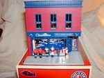 Lionel 2129090 Angela Trotta Thomas Christmastime Hobby Store Pep O27 Display. Fixed Price $254.00.