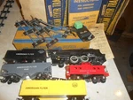 Scale American Flyer 490-T Set Box. As Is. 300AC Engine, 638, 639, & 640. Fixed Price $150.00.