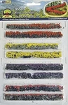 Jtt Flower Hedges Green With Assorted Blossoms - Ho Scale Model Railroad. Fixed Price $9.90.