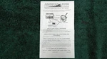 American Flyer M2882 Operating # 566 Whistle Billboard Instruction Photocopy. Fixed Price $5.00.