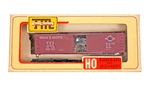 Train Miniatures 40' Wood Box Car, Texas Pacific, Kit #2702, Ho Scale Nib. Fixed Price $25.20.