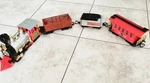 Big Steam Train Rocky Mountain Express Toy X4 Pieces. Fixed Price $35.00.