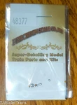 Precision Scale #48377 Jewels, Clear W/backing, 1.70MM, .079". Fixed Price $9.00.