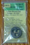 Nwsl #3130-5 Metric Die / 3.0MM-0.1181". Fixed Price $31.41.