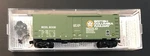 Micro-trains Scale British Columbia 40 Boxcar, #021 230, Rd #8006. Nib. Fixed Price $15.00.