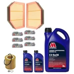 Oil Air + Spark Plugs Service Kit 7L Millers 5W30 For Bmw M4 F83 3.0 2014-2020. Fixed Price $261.95.