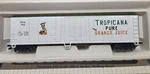 Bachmann 50' Steel Reefer Tropicana #742 - Ho Scale Freight Car #17947 Nib. Fixed Price $17.95.