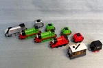 Thomas The Train And Friends Lot Of 7 Die Cast Magnet 5 Engines Coal Cars. Fixed Price $29.98.