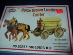Model Power - Horse Drawn Lumber Carrier Scale #624. Fixed Price $5.99.