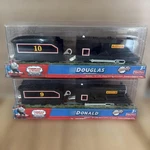 Fisher Price Trackmaster Donald Douglas Set Toy Train 2 Pack New Sealed. Fixed Price $150.99.