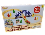 *new* Figure Eight Wooden Train Set. Fixed Price $12.99.