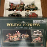The Holiday Express Animated Train Set No. 380 New Bright Christmas Gifts. Fixed Price $199.00.