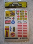 Woodland Scenics Ho DT555 Road, Products & Burmashave Signs -dry Transfer Decals. Fixed Price $5.00.