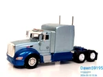 Ho 1/87 Tonkin Peterbilt 386 Sleeper Truck Tractor Semi Light Blue & Custom. Fixed Price $25.99.
