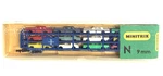 Minitrix Scale 3153 B&m Tri-level Auto Rack Trailer Train Ln/box. Fixed Price $27.89.