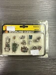 Woodland Scenics Ho Scale Accents Detail Set - Assorted Junk Piles. Fixed Price $15.00.