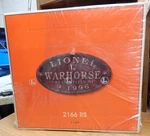 Lionel 6-11909 Warhorse Train New Sealed Box Gauge. Fixed Price $575.00.