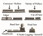Sawmill Interior Detailing Logging Scale. Fixed Price $18.99.