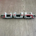 Brio Wooden Train Cars Lot Gray White Red Age 1-2 (lo 416 Ls 208). Fixed Price $19.99.
