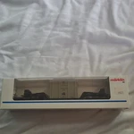 Marklin Ac Ho Gauge Flat Depressed Car 4618 With Load Bahia. Fixed Price $35.00.