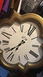 Ecw Co. Quatrefoil Gold Metal Wall Clock Roman Numerals Analog Display. Fixed Price $21.00.