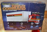 Mattel Lone Eagle Drive Command Tractor Trailer Semi Rc Battery Toy 1980 Boxed. Fixed Price $99.99.