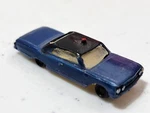 Vintage Bachmann N'scale Auto Police Car #1 52-7010. Fixed Price $20.50.