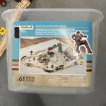 Kidkraft Bucket Top Construction Train Set - Kids Wooden W/directions. Fixed Price $20.00.