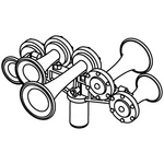 Athearn Horn Nathan Airchime K5LAR24 ATH02031 Parts. Fixed Price $27.98.
