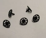 (H10/10) M Rklin 5X Brake Wheels Freight Car Us Box Caboose New Spare Parts. Fixed Price $12.12.