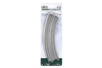 Kato 20-183 Unitrack Double Superelevated Curve 45 Deg 11/12-3/8" 28.2/31.5CM. Fixed Price $9.60.