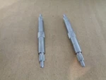 P&d Hobby Brand Scale Detailing Parts: Axle - Transmission, Plain (2). Fixed Price $10.00.
