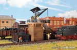 Small Coaling Tower With Crane Ho Gauge Vollmer Kit 45718. Fixed Price $75.44.
