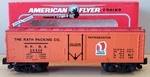 American Flyer Rath Packing Refrigerator Car Gauge 1:64 Scale 6-48317. Fixed Price $24.95.