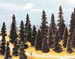 Busch 6499 Ho 2.4"- 4.3" Tall Assorted Pine Trees (pack Of 100). Fixed Price $83.99.