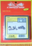 Jl Innovative Design #904 Motorcycles Classic 1947 Model 2-PACK -- W/saddleb. Fixed Price $6.25.