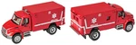 Walthers Ho Scale Vehicle International 4300 Ems Ambulance Truck - Red. Fixed Price $16.99.