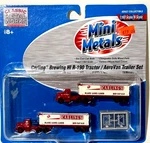 Classic Metal Works Carling Brewing Semi Rig-hi R-190 Tractor/aero Trailer Vans. Fixed Price $21.98.