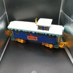Caboose Car North Pole Christmas Express Train Toy State Vintage 1992. Fixed Price $14.95.