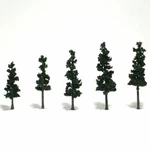 Woodland Scenics Ready Made Conifer Green 2.5" To 4" Pieces TR1560. Fixed Price $12.69.