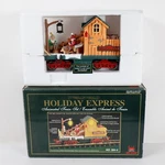 New Bright The Holiday Express Animated Train Log Mill Wood Car 384-4 Tested. Fixed Price $45.00.