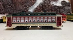 Scale Brill Trolley Lighted Non-motorized Happy Holidays Bachmann (AA-837. Fixed Price $15.00.