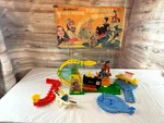 Vtg Walt Disney's Mickey Mouse Turn Over Choo Train Illco Toy Box. Fixed Price $29.91.